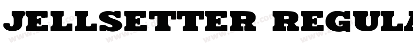 Jellsetter Regular字体转换